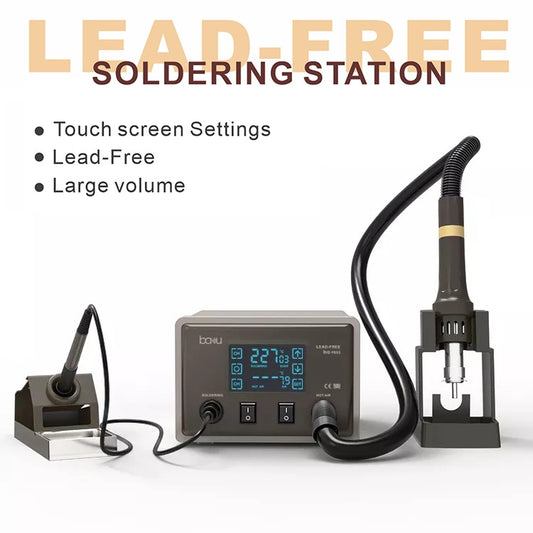 BAKU BA-9852 Digital ESD Hot Air Gun Soldering Station Welding Solder Iron(EU Plug) by BAKU