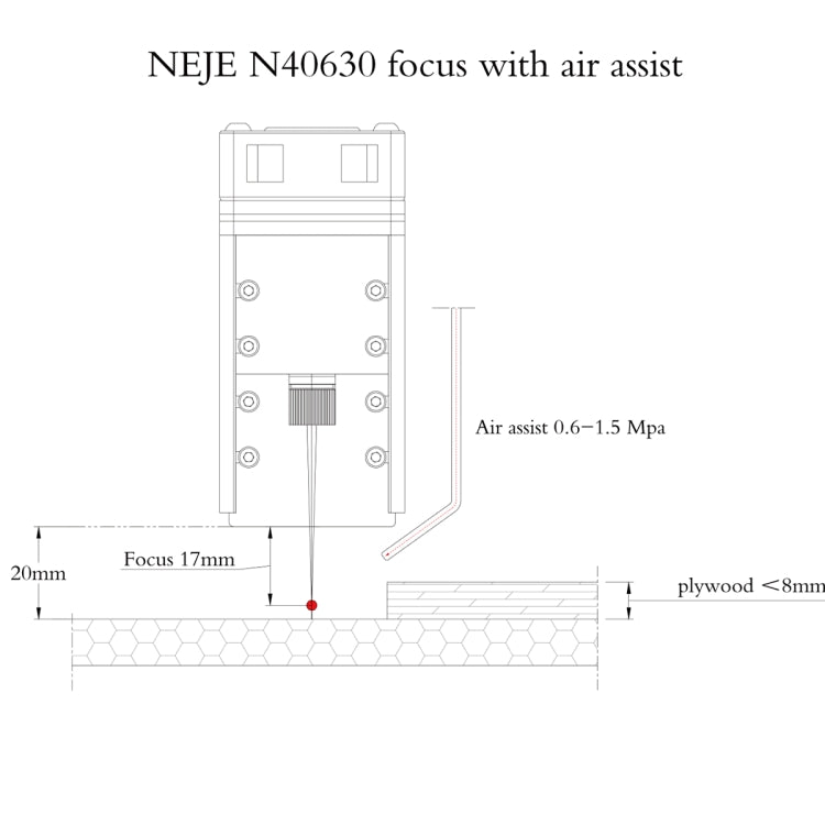 NEJE N40630 7.5W 450nm Laser Engraver Module Kits - Consumer Electronics by NEJE | Online Shopping UK | buy2fix