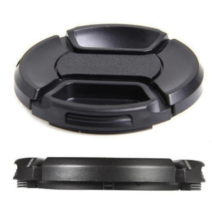 49mm Center Pinch Camera Lens Cap for Canon(Black) - Camera Accessories by buy2fix | Online Shopping UK | buy2fix