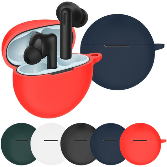 For OPPO Enco Air 2i Wireless Earphone Silicone Protective Case(Black) by buy2fix