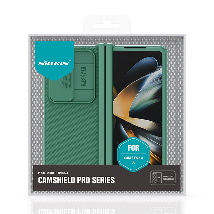 For Samsung Galaxy Z Fold4 NILLKIN Black Mirror Pro Series Camshield PC Phone Case, Simple Set (Blue) - Galaxy Z Fold4 5G Cases by NILLKIN | Online Shopping UK | buy2fix