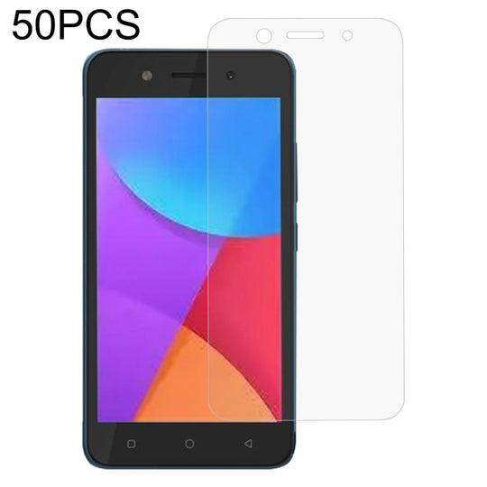 50 PCS 0.26mm 9H 2.5D Tempered Glass Film For Itel A23S