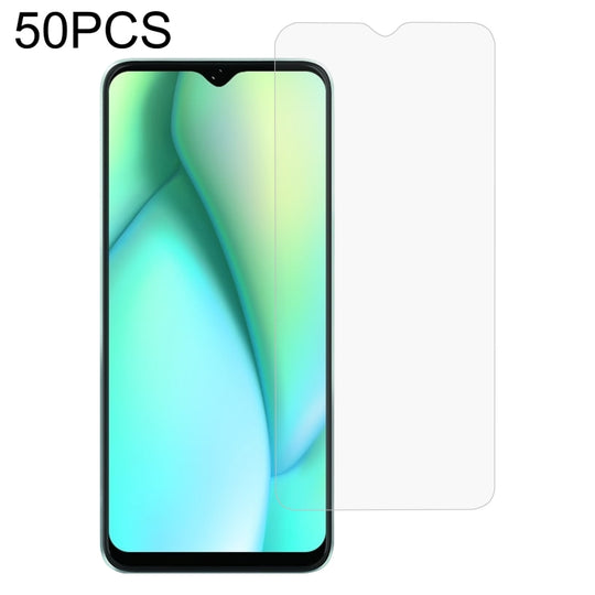 50 PCS 0.26mm 9H 2.5D Tempered Glass Film For Itel Vision 3