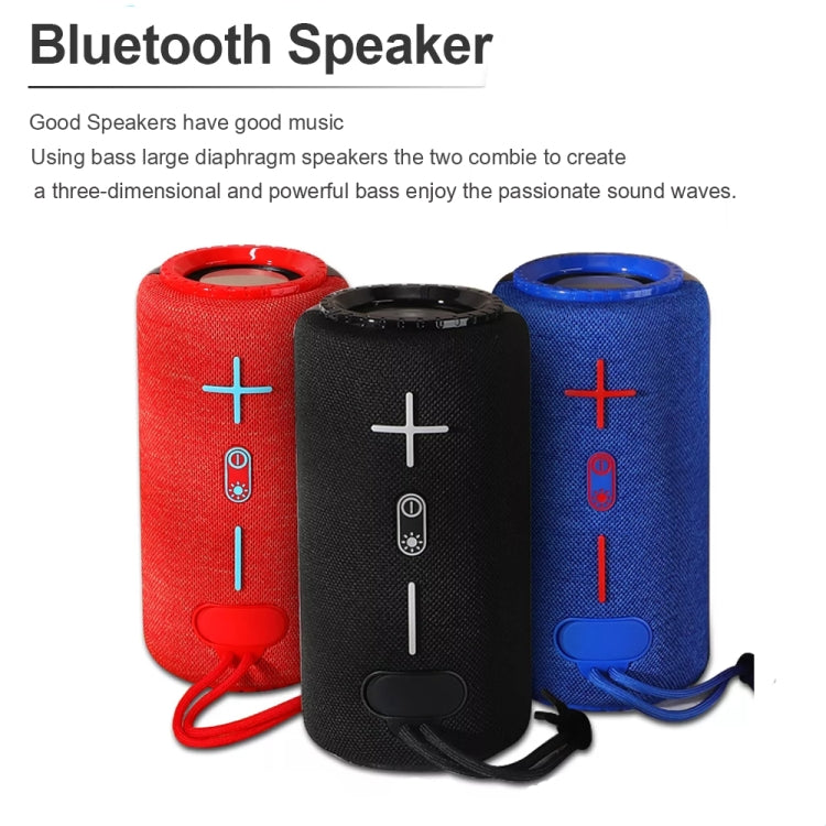 T&G TG639 10W Portable LED Light TWS Wireless Bluetooth Speaker(Red) - Mini Speaker by T&G | Online Shopping UK | buy2fix