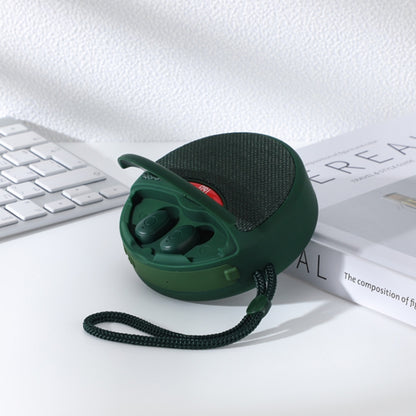 T&G TG808 2 in 1 Mini Wireless Bluetooth Speaker Wireless Headphones(Green) - Mini Speaker by T&G | Online Shopping UK | buy2fix