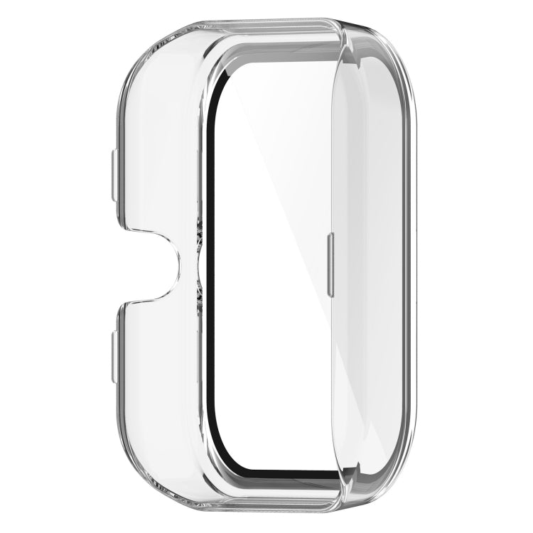 For Amazfit Bip3 / Bip3 Pro PC+ Toughened Film Fully Enclosed Protective Watch Case(Transparent White) by buy2fix