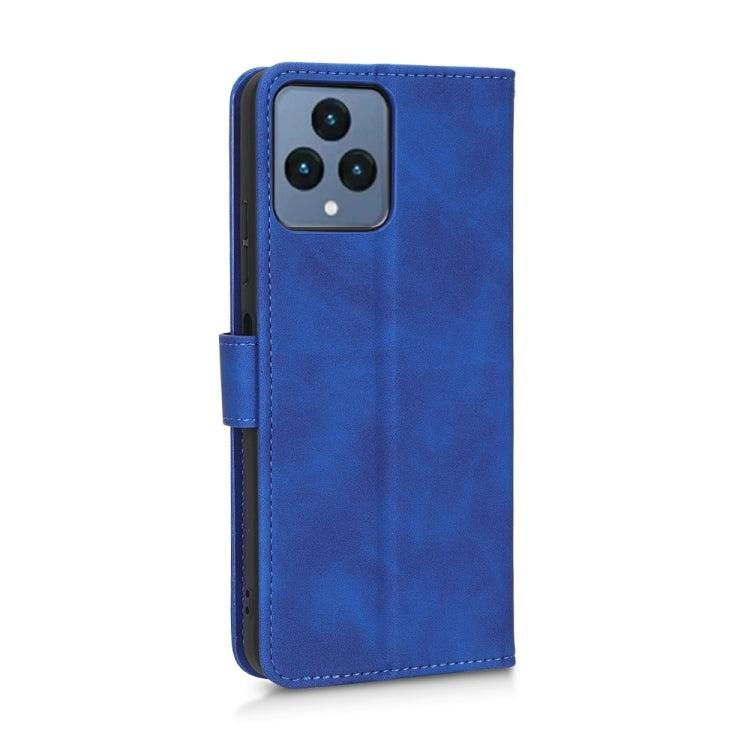 For T-Mobile Revvl 6 5G Skin Feel Magnetic Flip Leather Phone Case(Blue) - More Brand by buy2fix | Online Shopping UK | buy2fix