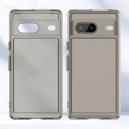 For Google Pixel 7 Candy Series TPU Phone Case(Transparent Grey) by buy2fix