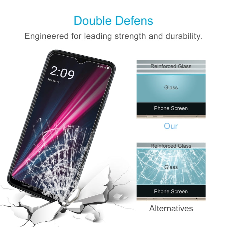 For T-Mobile REVVL 6 Pro 5G 10 PCS 0.26mm 9H 2.5D Tempered Glass Film - Others by buy2fix | Online Shopping UK | buy2fix