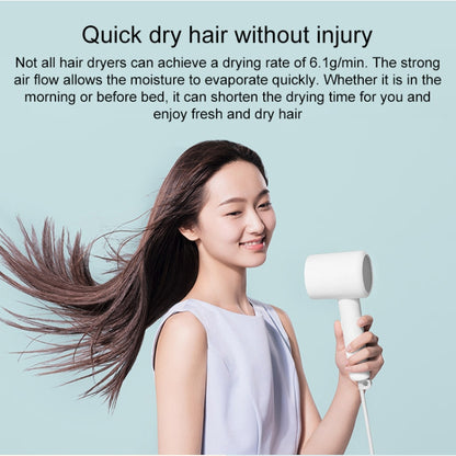 Original Xiaomi Mijia H300 Negative Ion Quick Drying Electric Hair Dryer, US Plug(White) - Home & Garden by Xiaomi | Online Shopping UK | buy2fix