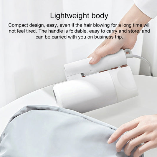 Original Xiaomi Mijia H100 Negative Ion Portable Electric Hair Dryer, US Plug(White) by Xiaomi