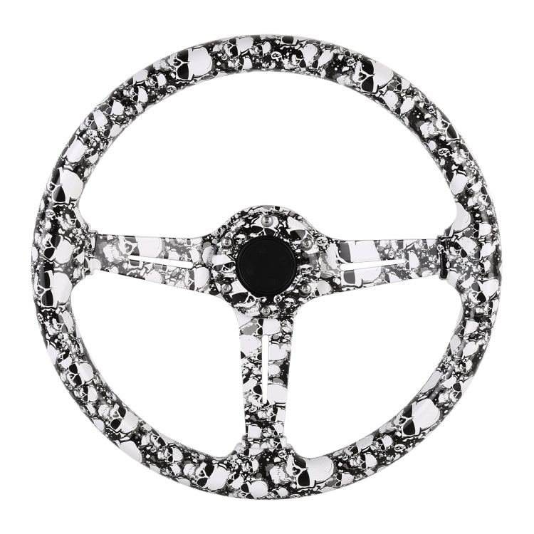 35cm Car Racing Graffiti ABS Steering Wheel(Style 4) by buy2fix