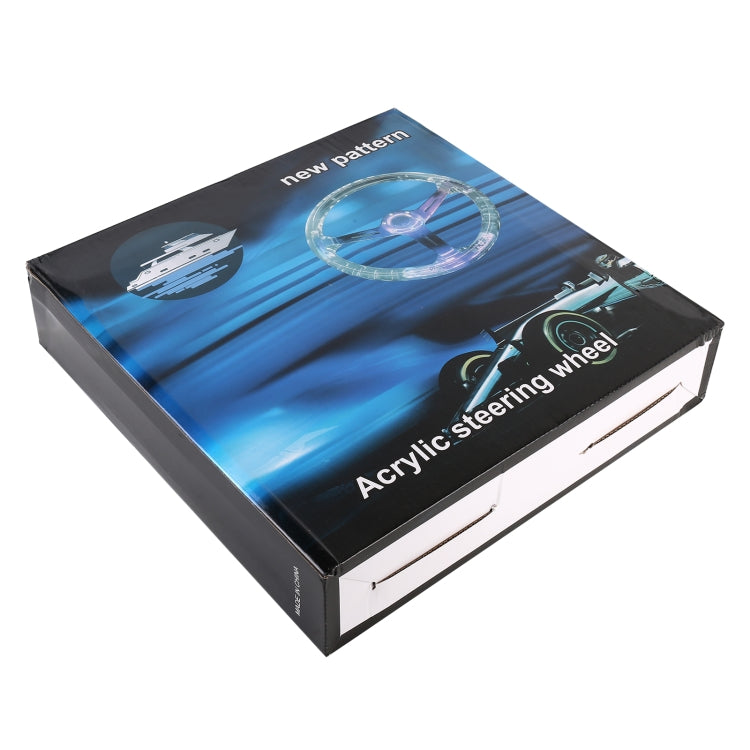 35cm Car Racing Graffiti ABS Steering Wheel(Style 4) by buy2fix