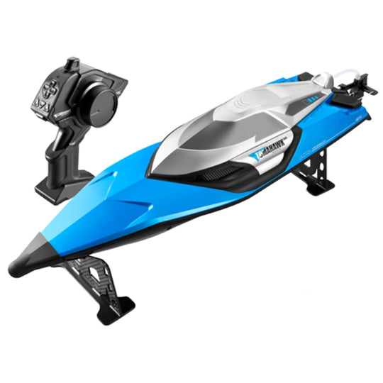 Bateau jouet S2 étanche à grande vitesse RC hors-bord (bleu)