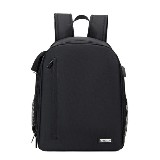 CADeN D6 IV Expandable Camera Backpack Shoulders Camera Lens Bag, Size:32 x 18 x 42cm(Black) - Camera Accessories by CADeN | Online Shopping UK | buy2fix