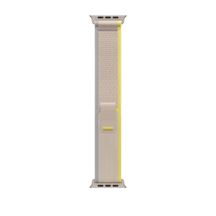 Nylon Watch Band For Apple Watch 42mm / 41mm / 40mm / 38mm(Beige) by buy2fix
