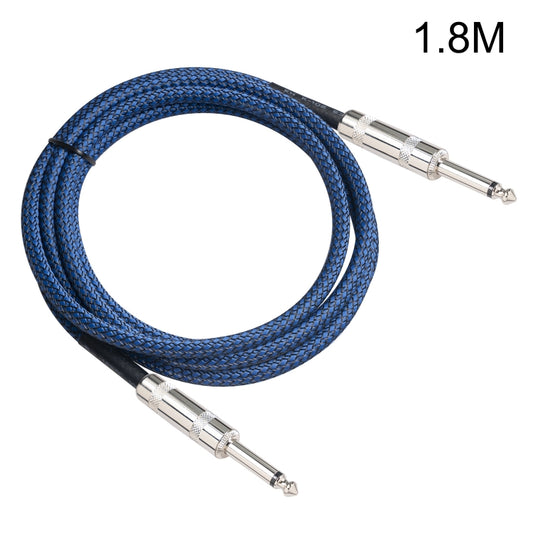 TC048BL 6.35mm Plug Male to Male Electric Guitar Mono Audio Cable, Length:1.8m - Consumer Electronics by buy2fix | Online Shopping UK | buy2fix