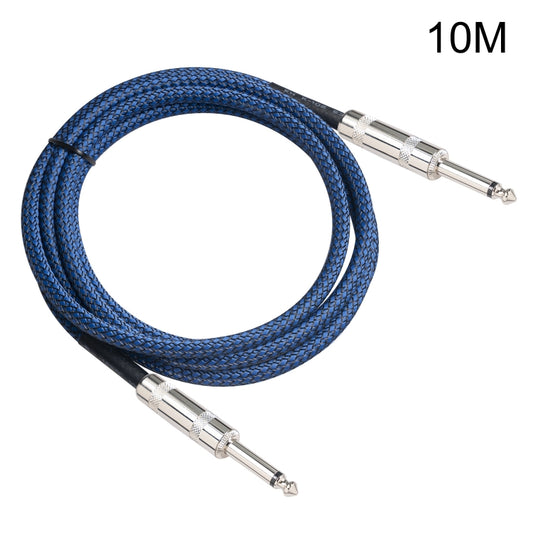 TC048BL 6.35mm Plug Male to Male Electric Guitar Mono Audio Cable, Length:10m - Consumer Electronics by buy2fix | Online Shopping UK | buy2fix