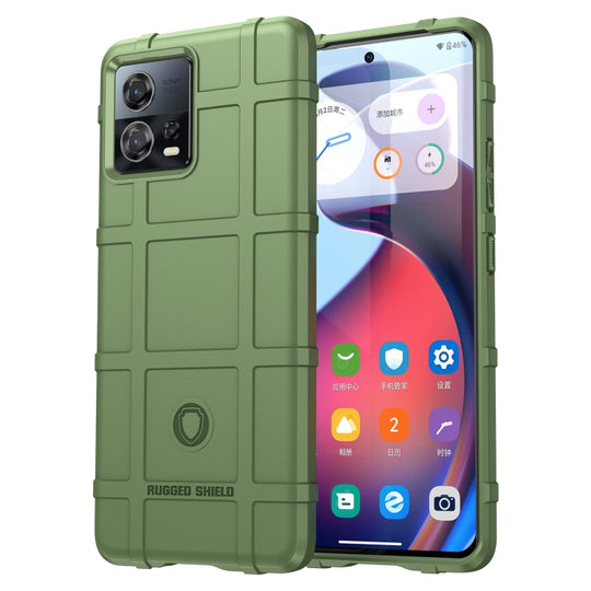 Pour Motorola Edge 30 Fusion Étui en TPU antichoc à couverture complète (vert)