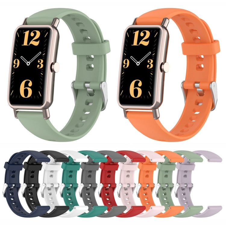 For Huawei Watch Fit Mini 16mm Silicone Watch Band(Black) by buy2fix