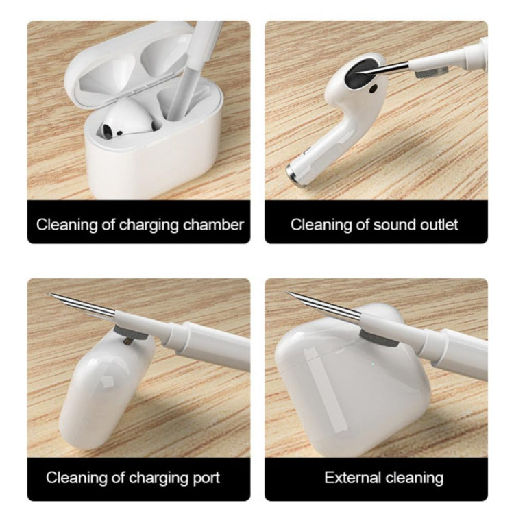 Q3 6 in 1 Bluetooth Headphhone Cleaning Tools Set(White) - Apple Accessories by buy2fix | Online Shopping UK | buy2fix