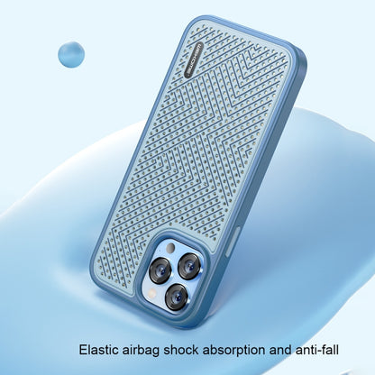 For iPhone 14 Plus WEKOME Graphene Heat Dissipation Phone Case (Blue) - iPhone 14 Plus Cases by WK | Online Shopping UK | buy2fix