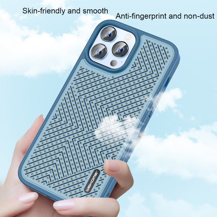 For iPhone 13 Pro Max WEKOME Graphene Heat Dissipation Phone Case (Blue) - iPhone 13 Pro Max Cases by WK | Online Shopping UK | buy2fix