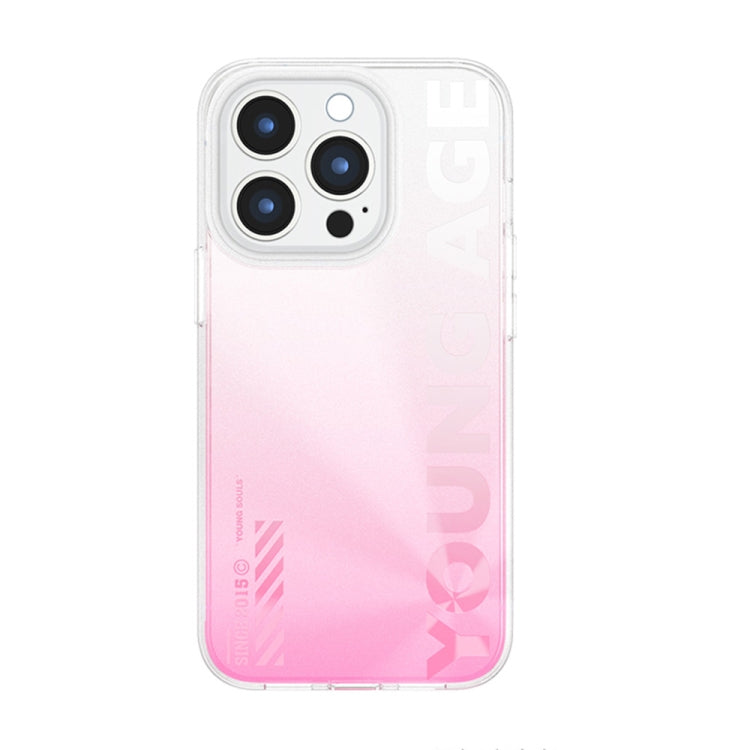 For iPhone 14 Pro Max WEKOME Gorillas Gradient Colored Phone Case (Pink) - iPhone 14 Pro Max Cases by WK | Online Shopping UK | buy2fix