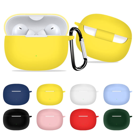For Honor WINGcloud Earbuds X3i Silicone Protective Case with Hook(Black) by buy2fix