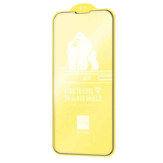 For iPhone 13 Pro Max WEKOME 9D Curved Frosted Tempered Glass Film by WK