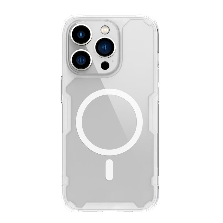 For iPhone 14 Pro NILLKIN Ultra Clear Magsafe PC + TPU Phone Case(Transparent) - iPhone 14 Pro Cases by NILLKIN | Online Shopping UK | buy2fix