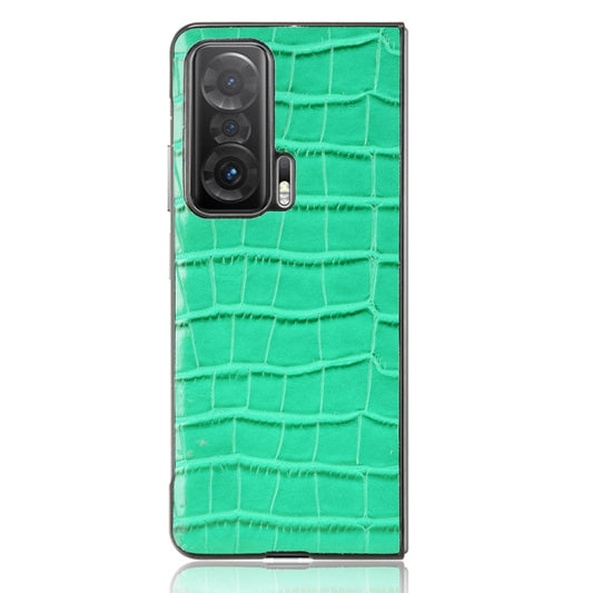 For Honor Magic V Bamboo Texture Phone Case(Green) by buy2fix