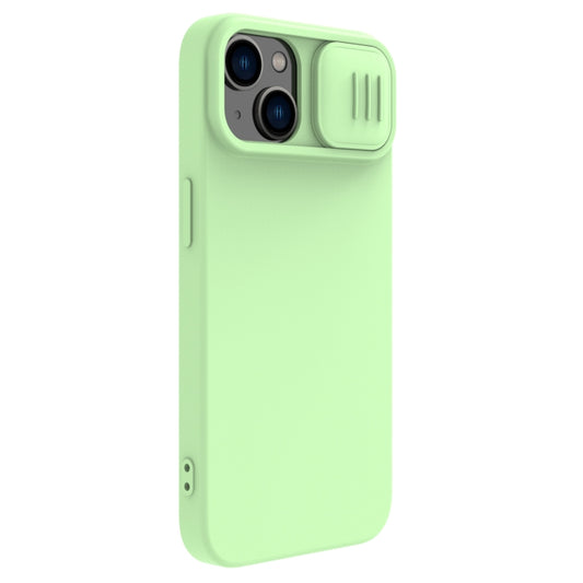 For iPhone 14 NILLKIN CamShield Liquid Silicone Phone Case(Green) by NILLKIN