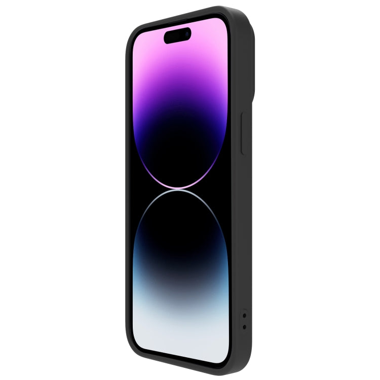 For iPhone 14 Pro NILLKIN CamShield Liquid Silicone Phone Case(Black) - iPhone 14 Pro Cases by NILLKIN | Online Shopping UK | buy2fix