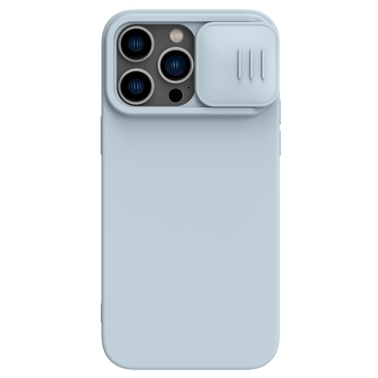 For iPhone 14 Pro NILLKIN CamShield Liquid Silicone Phone Case (Grey) - iPhone 14 Pro Cases by NILLKIN | Online Shopping UK | buy2fix