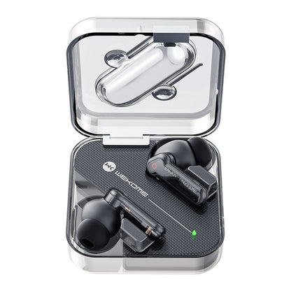 WEKOME V51 Vanguard Series Transparent Wireless Bluetooth Earphone(Black) - Bluetooth Earphone by WK | Online Shopping UK | buy2fix