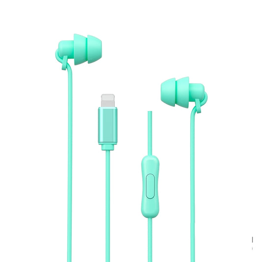 WEKOME YB02 SHQ Series In-Ear Sleep Wired Earphone, Plug Type:8 Pin(Blue) - In Ear Wired Earphone by WK | Online Shopping UK | buy2fix