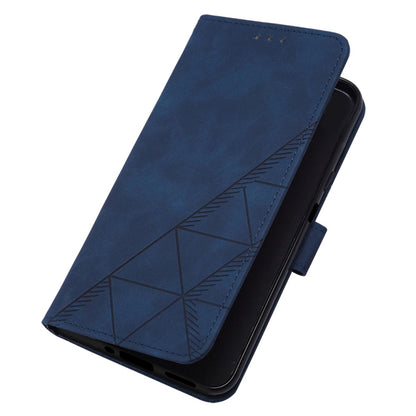 For Tecno Camon 19 Neo Crossbody 3D Embossed Flip Leather Phone Case(Blue) by buy2fix