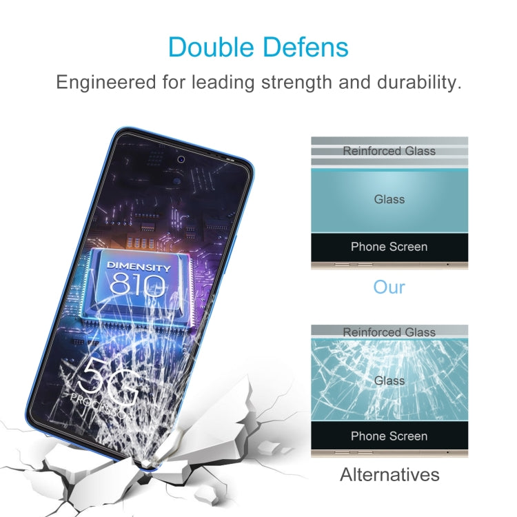 For Tecno Pova Neo 5G 50pcs 0.26mm 9H 2.5D Tempered Glass Film by buy2fix