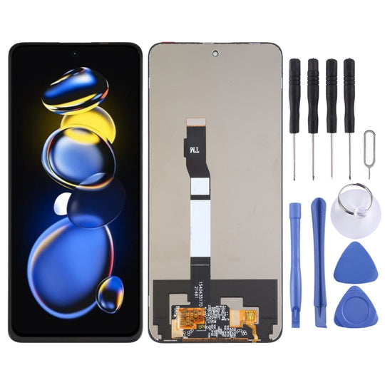 Original-LCD-Bildschirm und Digitizer-Vollmontage für Xiaomi Redmi Note 11T Pro/Redmi Note 11T Pro+