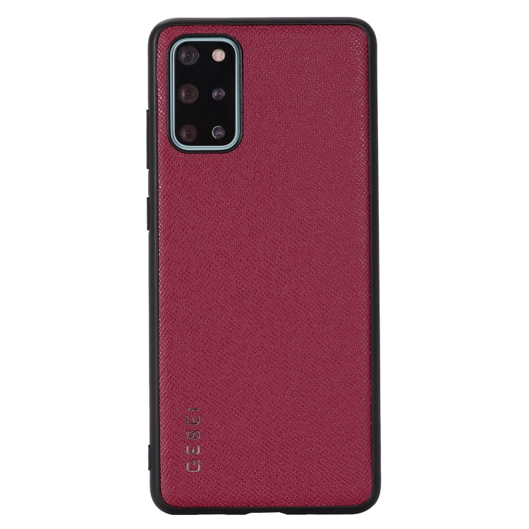 For Galaxy S20+ GEBEI Full-coverage Shockproof Leather Protective Case(Red) - Galaxy Phone Cases by GEBEI | Online Shopping UK | buy2fix