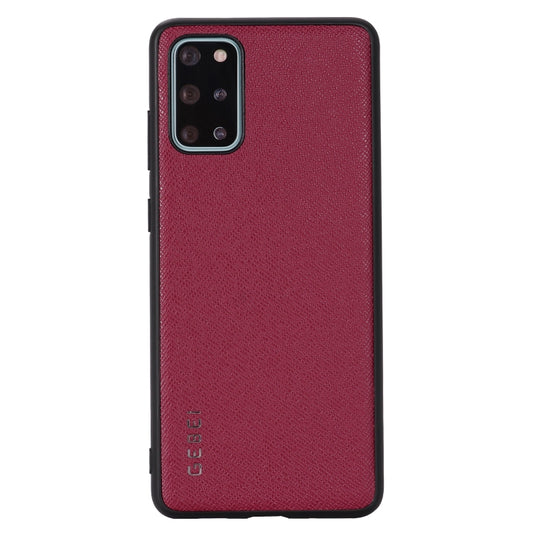 For Galaxy S20 Ultra GEBEI Full-coverage Shockproof Leather Protective Case(Red) by GEBEI