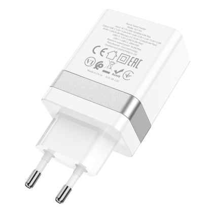 hoco N21 Pro Tourer PD 30W QC3.0 2USB-A+USB-C / Type-C Travel Charger, Plug Type:EU Plug - Mobile Accessories by hoco | Online Shopping UK | buy2fix