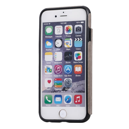 For iPhone 6s / 6 Skull Head Embossing Pattern Shockproof Protective Case with Holder & Card Slots & Wallet(Grey) by buy2fix