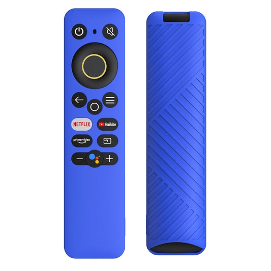 For Realme TV 30 inch / 40 inch Solid Color Silicone Protective Cover(Dark Blue) - Consumer Electronics by buy2fix | Online Shopping UK | buy2fix