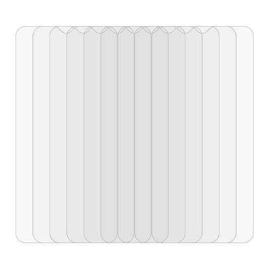 For Vivo Y19 10 PCS 0.26mm 9H Surface Hardness 2.5D Explosion-proof Tempered Glass Non-full Screen Film by buy2fix