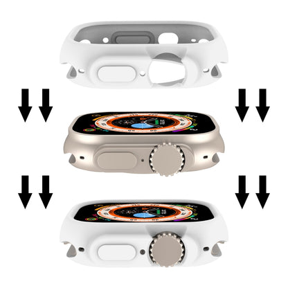 For Apple Watch Ultra 3 / 2 / 1 49mm Candy TPU Protective Case(White) by buy2fix