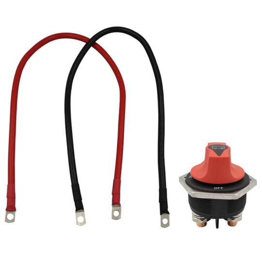 Sélecteur de batterie de Yacht de voiture 300A 6AWG, isolateur de déconnexion, interrupteur rotatif coupé avec cordon d'alimentation