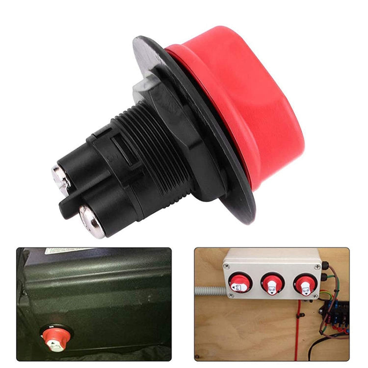 300A 6AWG Car Yacht Battery Selector Isolator Disconnect Rotary Switch Cut With Power Cord - In Car by buy2fix | Online Shopping UK | buy2fix