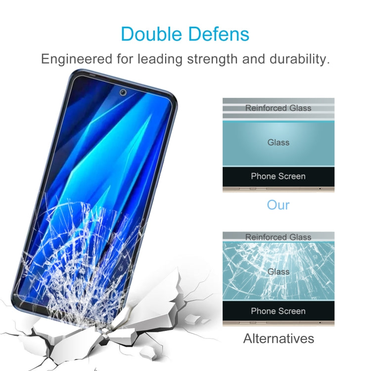 For TECNO Pova 4 50pcs 0.26mm 9H 2.5D Tempered Glass Film - Tecno Tempered Glass by buy2fix | Online Shopping UK | buy2fix